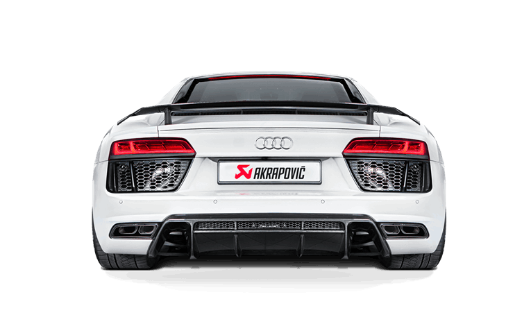 2016 Audi R8 Akrapovic Titanium Slip-On Line Exhaust System 5.2
